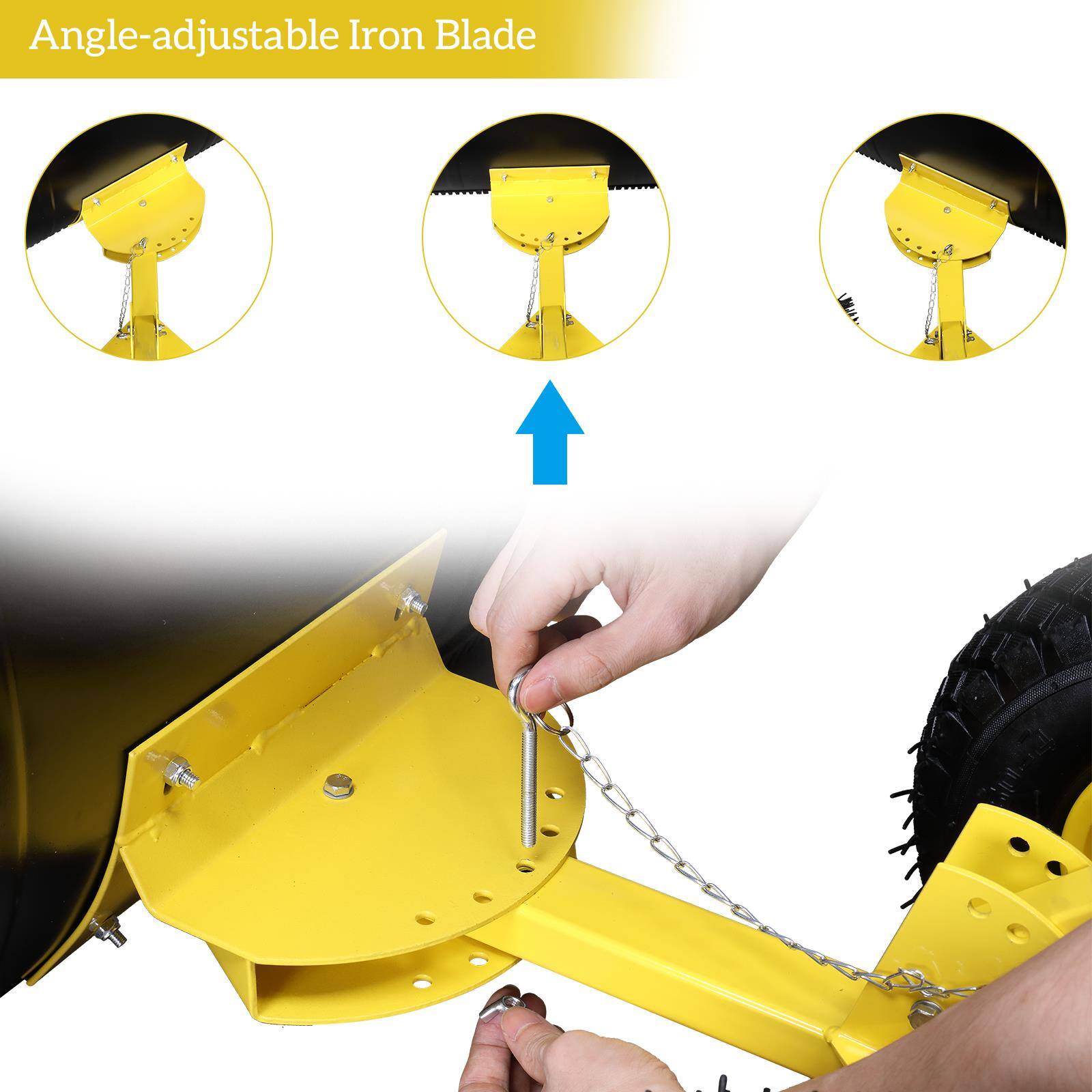 Angle-adjustable Iron Blade