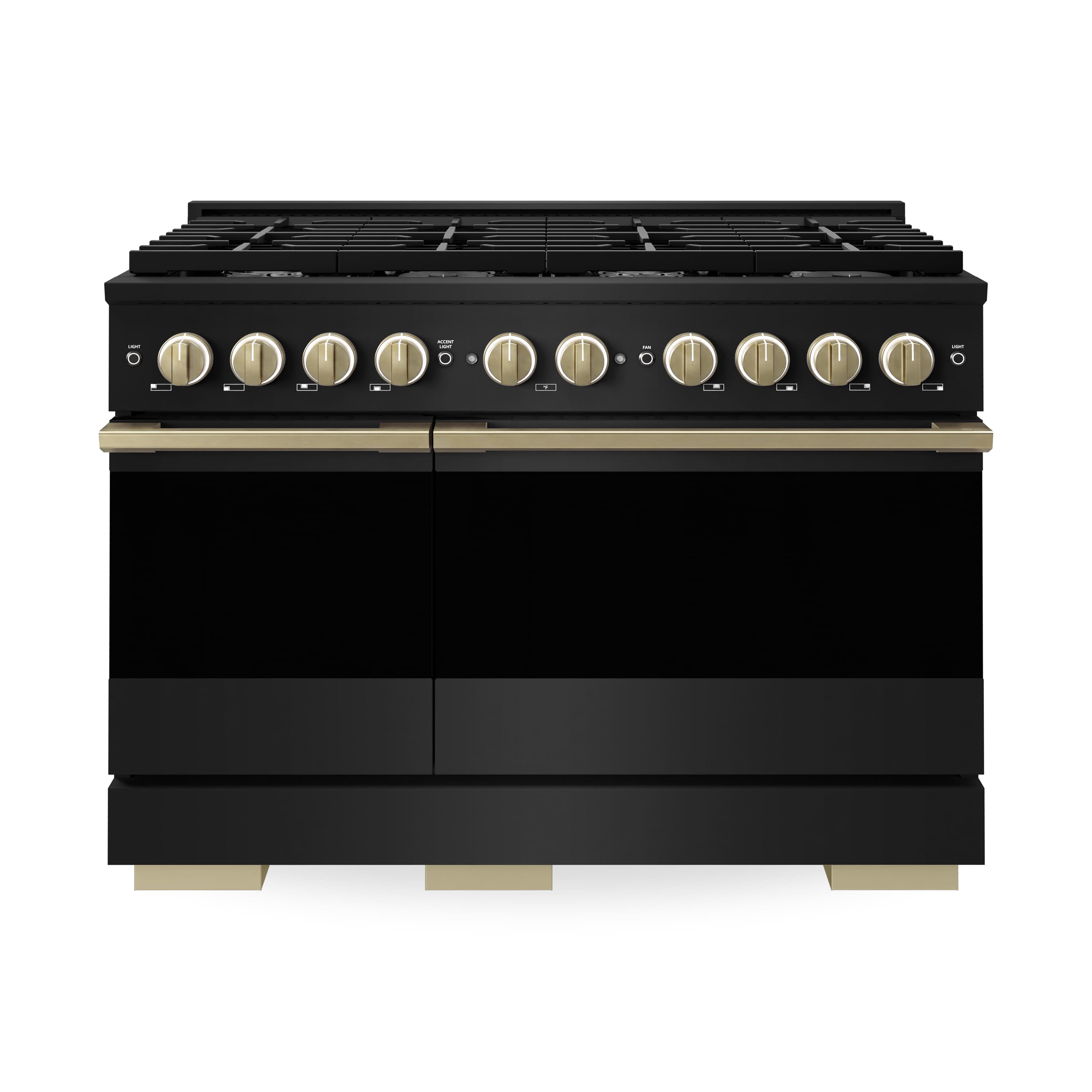 ZLINE - Autograph 48 in. 6.7 cu. ft. Marino Freestanding Gas Range with 8 Burners in Black Stainless Steel and Bronze Accents - Black Stainless Steel price history on PriceWatchPro