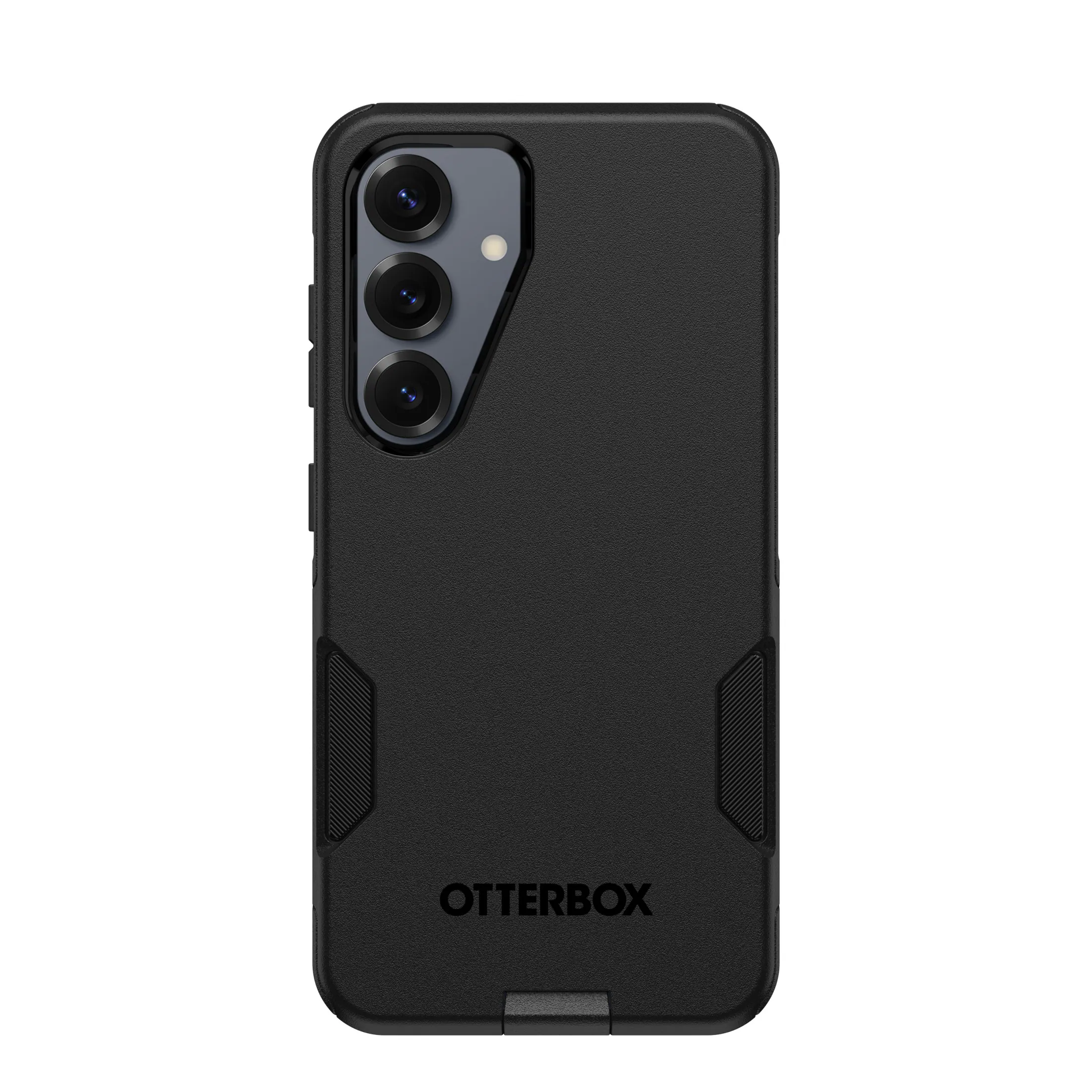 Front. OtterBox - Commuter Series Hard Shell for Galaxy S25 - Black.