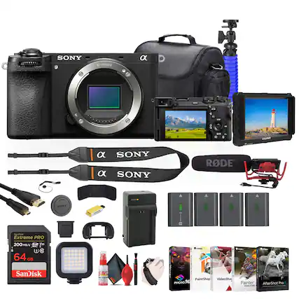 SONY E-mount
SONY
LILLIPUT
RODE
SanDisk Extreme PRO 200 MB/s 64 GB
PaintShop
VideoStu
Painter
AfterShot Pro essentials