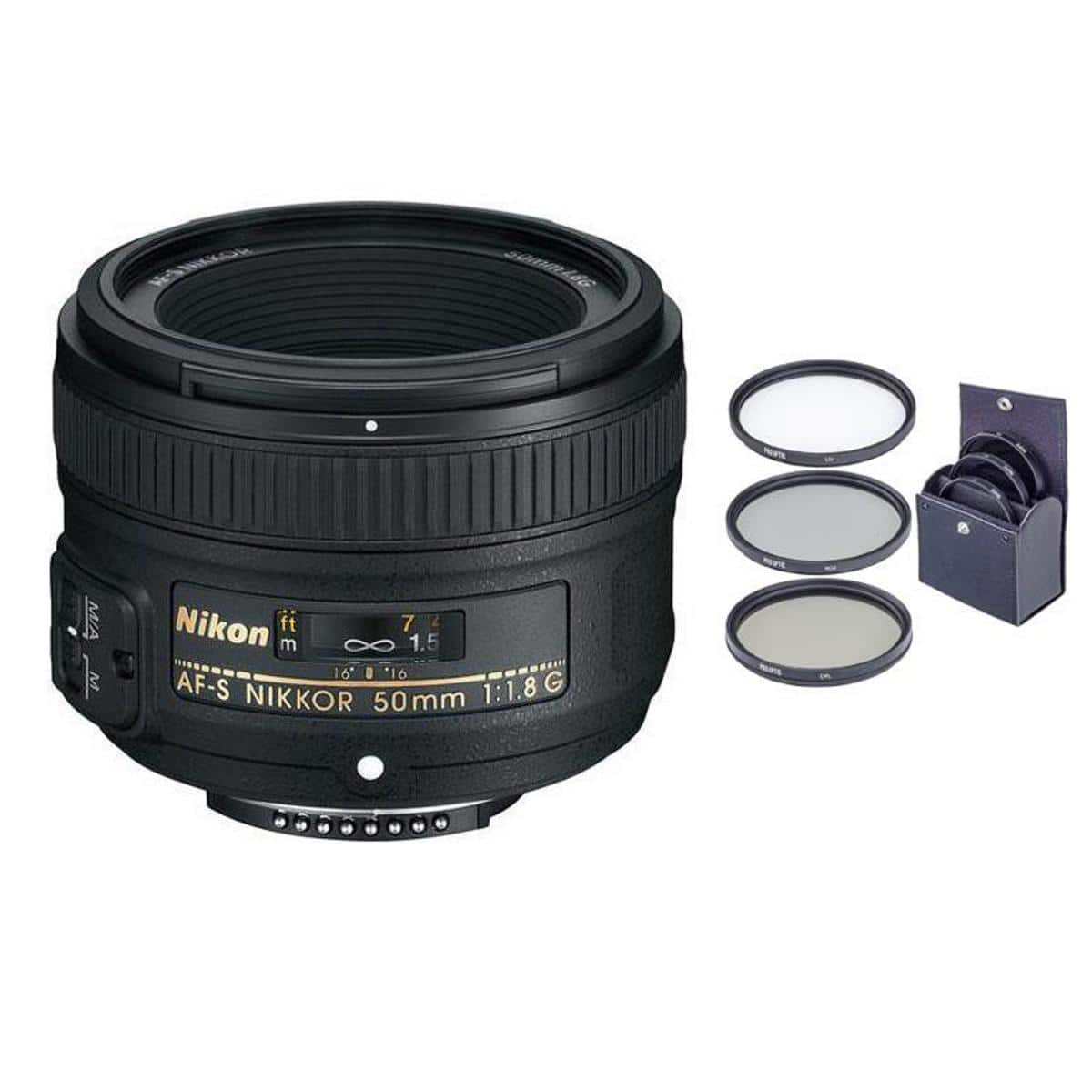 Nikon AF S NIKKOR 50mm f/1.8G Standard Lens Black - Best Buy