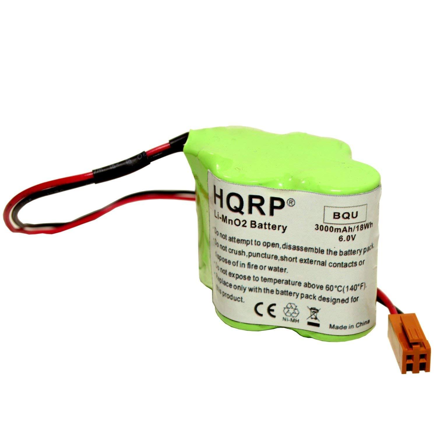 HQRP Li-MnO2 Battery 3000mAh/18Wh 6.0V

Do not attempt to open, disassemble the battery pack.
Do not crush, puncture, short external contacts or dispose of in fire or water.
Do not expose to temperature above 60°C (140°F).
Replace only with the battery pack designed for the product.

CE
Made in China
