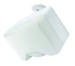 IQ America - Battery Operated LED Motion Security Flood Light 350 Lumens Universal Mount Indoor/Outdoor WH - White