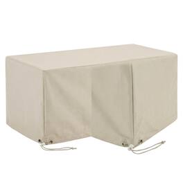 Crosley Furniture - 8Pc Outdoor Furniture Cover Set - 4 Chairs - Tan