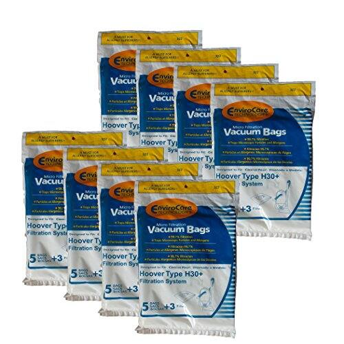 EnviroCare Vacuum Bags  
Hoover Type H30+ Filtration System  
5 + 3