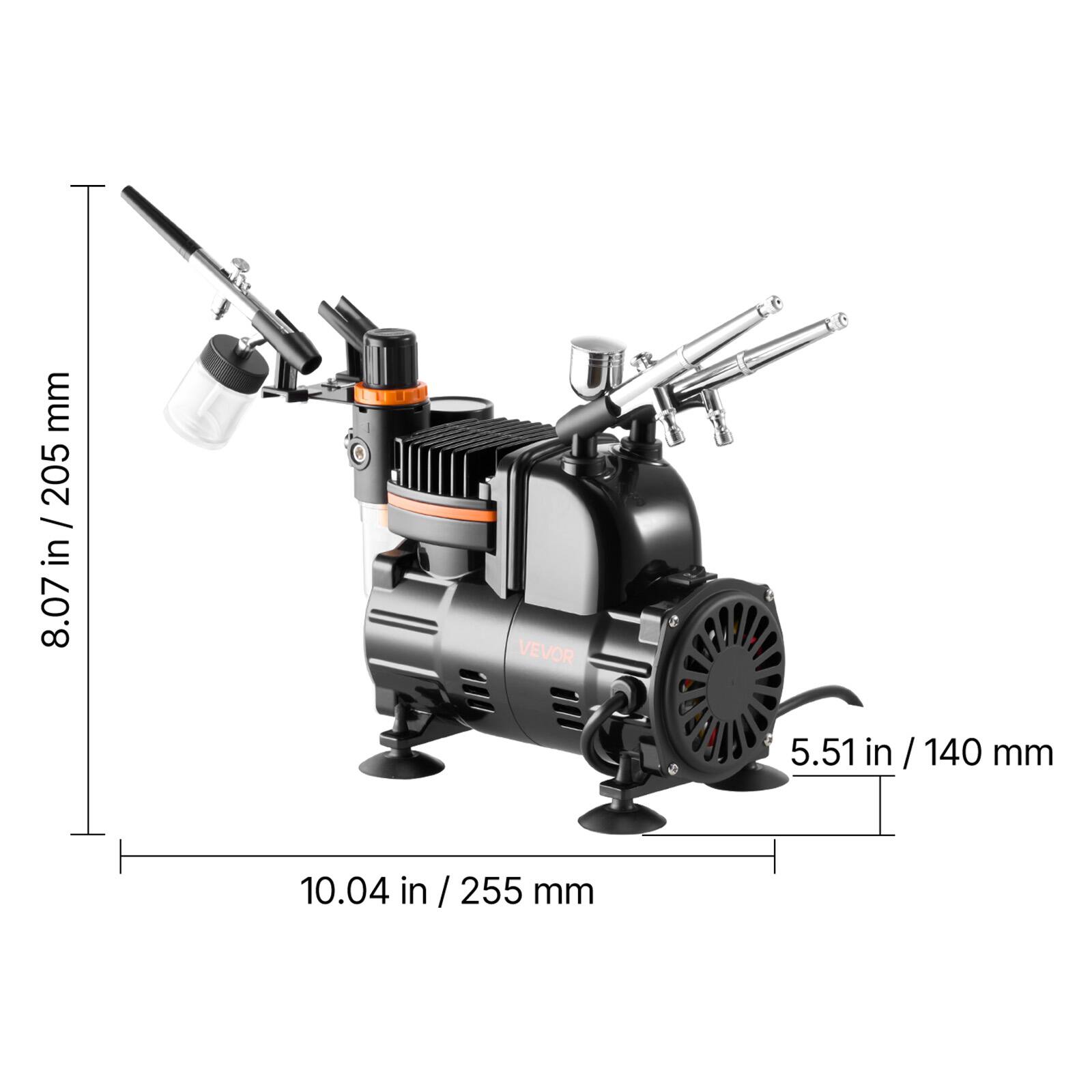 8.07 in / 205 mm  
5.51 in / 140 mm  
10.04 in / 255 mm