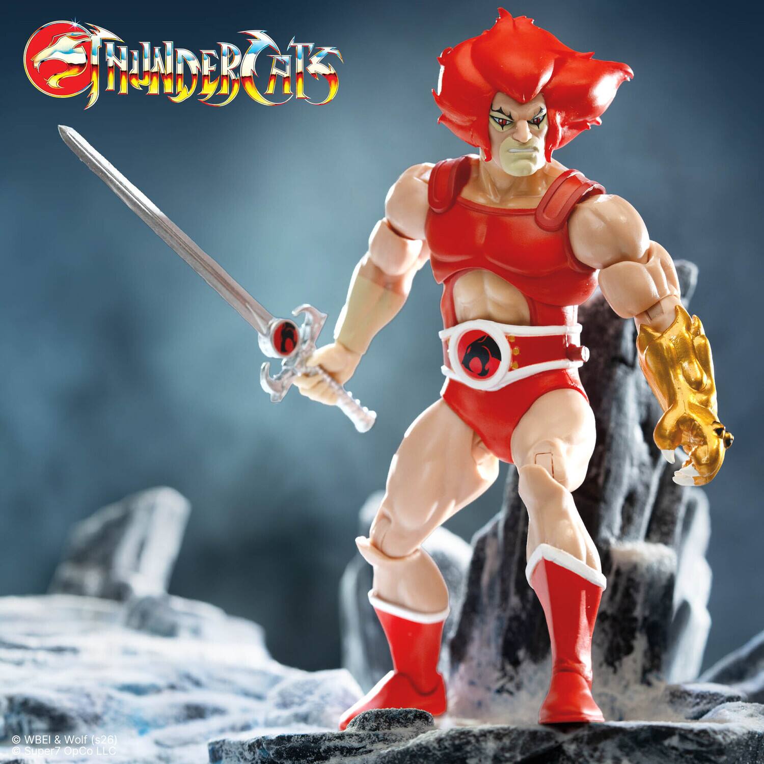 Super7 ThunderCats DELUXE Wv4 Lion O (Mirror) Action Figure