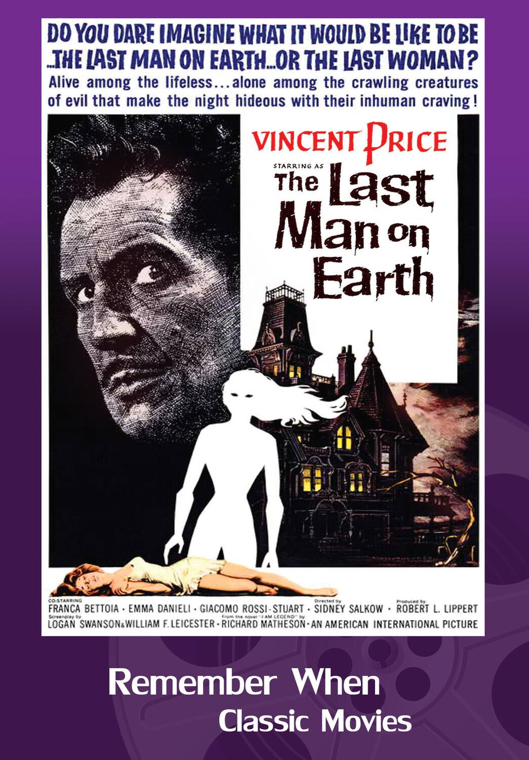 Front. The Last Man on Earth   - DVD.