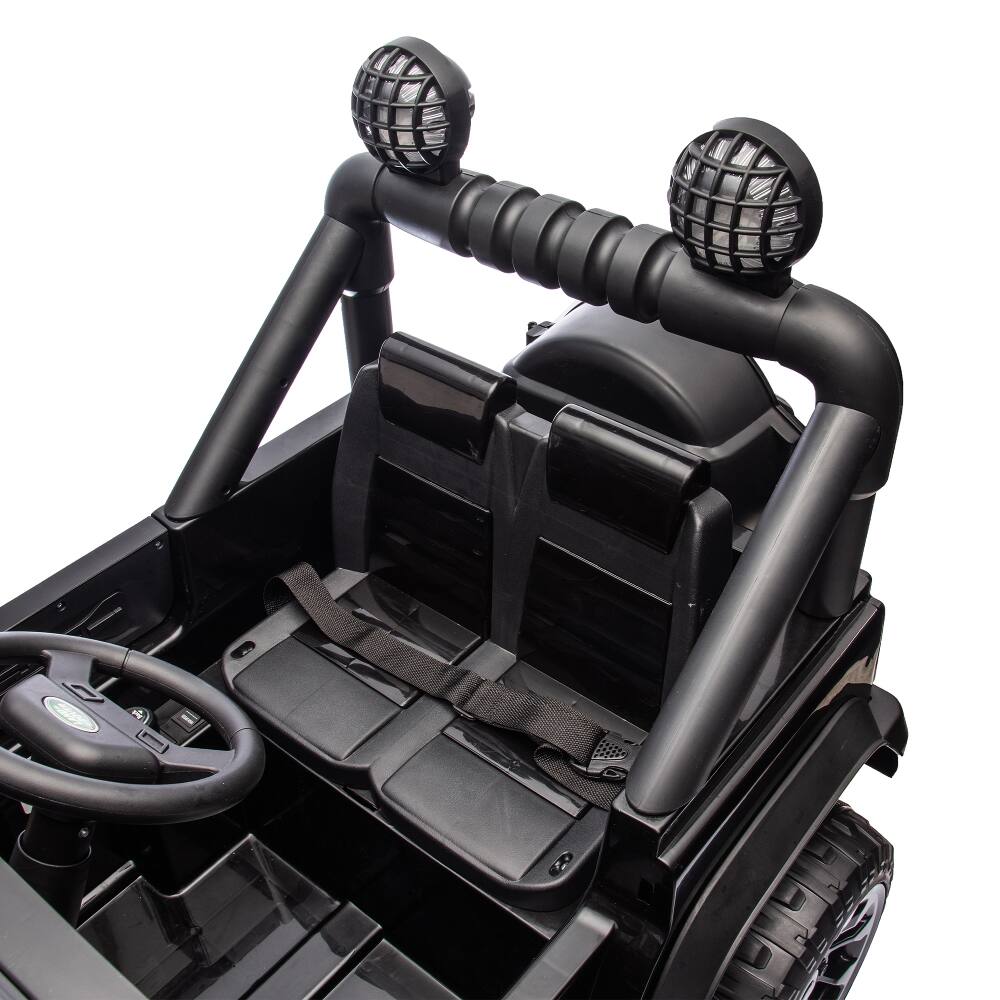 Alt View 10. Ropilly - Ropilly Licensed Land Rover Defender 24V Kids Ride On Car with Parental Remote Control, 17-Inch Seat, Black.