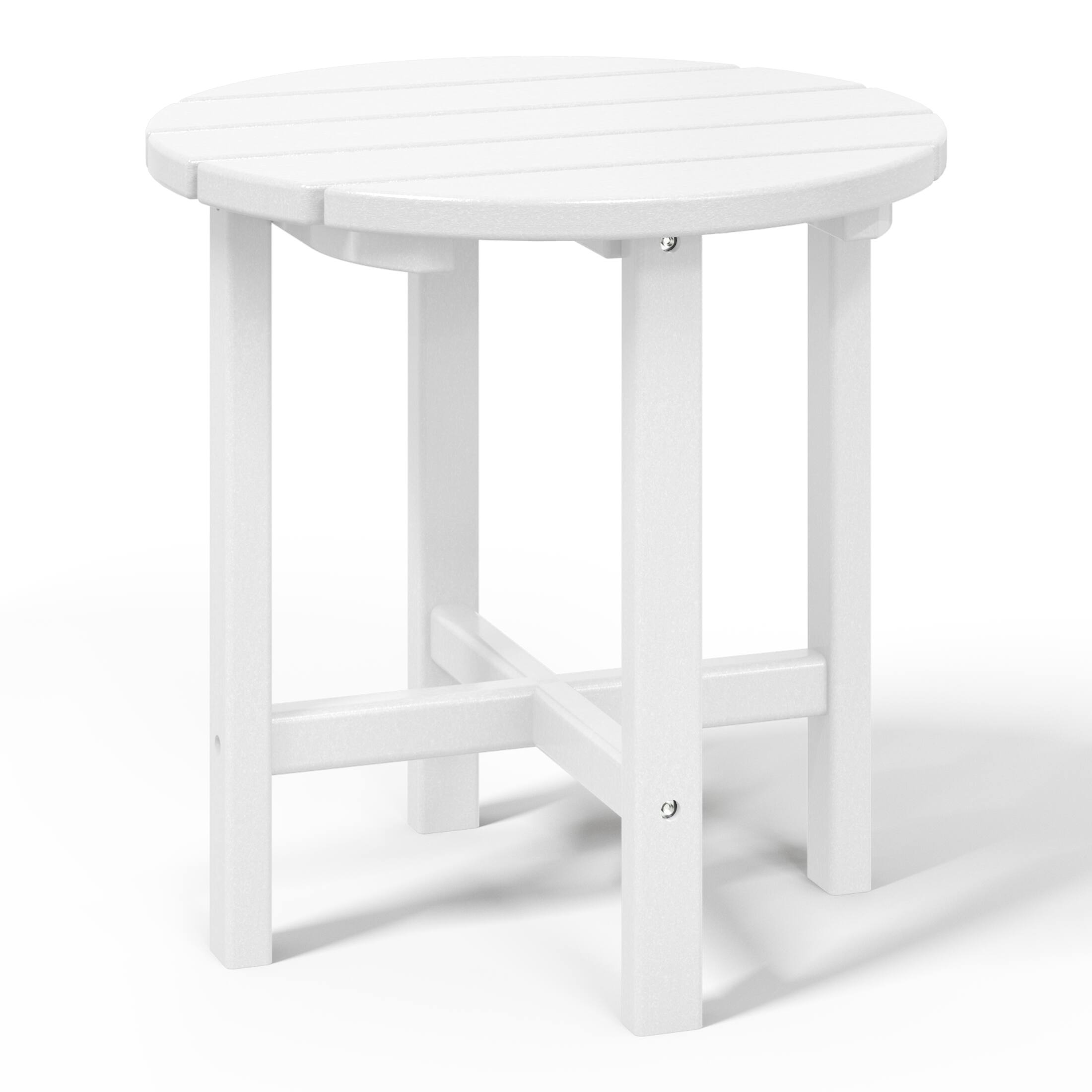 Alt View 1. WestinTrends - WestinTrends Dylan Outdoor Adirondack Chair With Ottoman And Side Table 5-Piece Set - White.