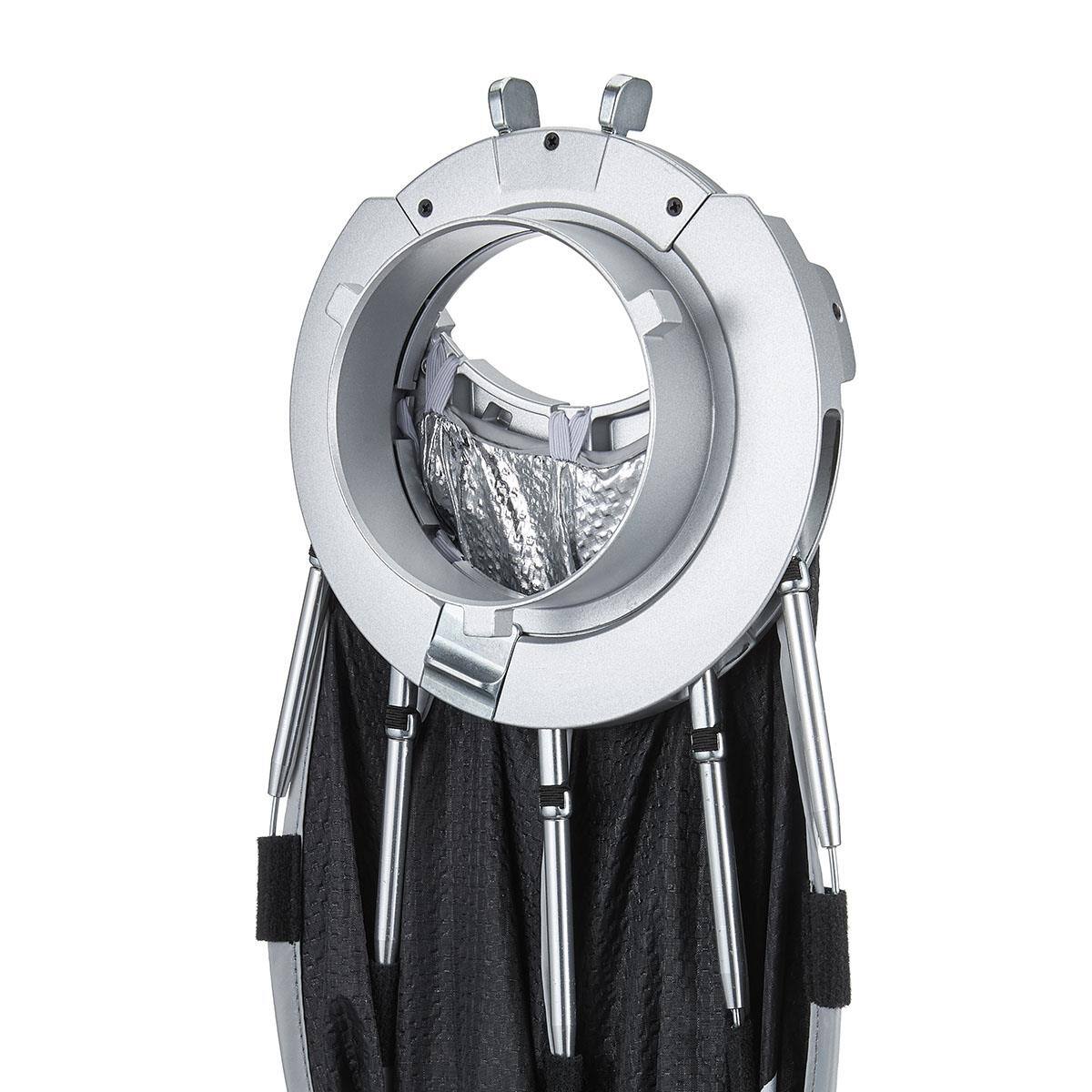 Alt View 2. Godox - Godox EazyFlow Foldable Bowens Mount Beauty Dish 25.6" (Black & White).