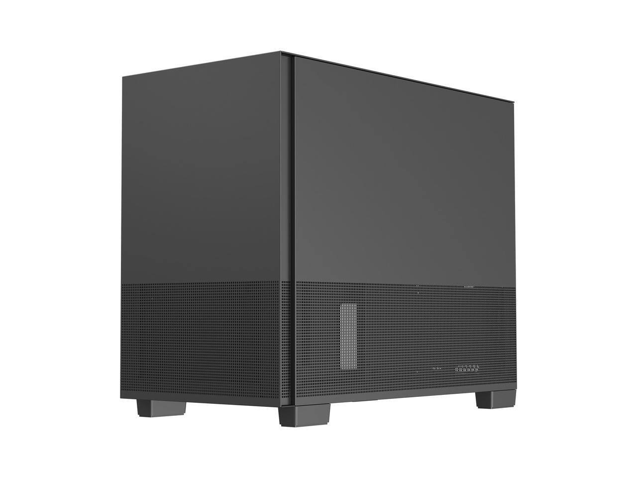 Alt View 1. Rosewill - micro atx mini tower pc case with pre-installed 80+ gold 650w atx 3.1 p - Black.