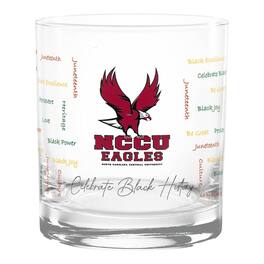 Indigo Falls - North Carolina Central Eagles 14oz. Black History Month Rocks Glass - Multicolor