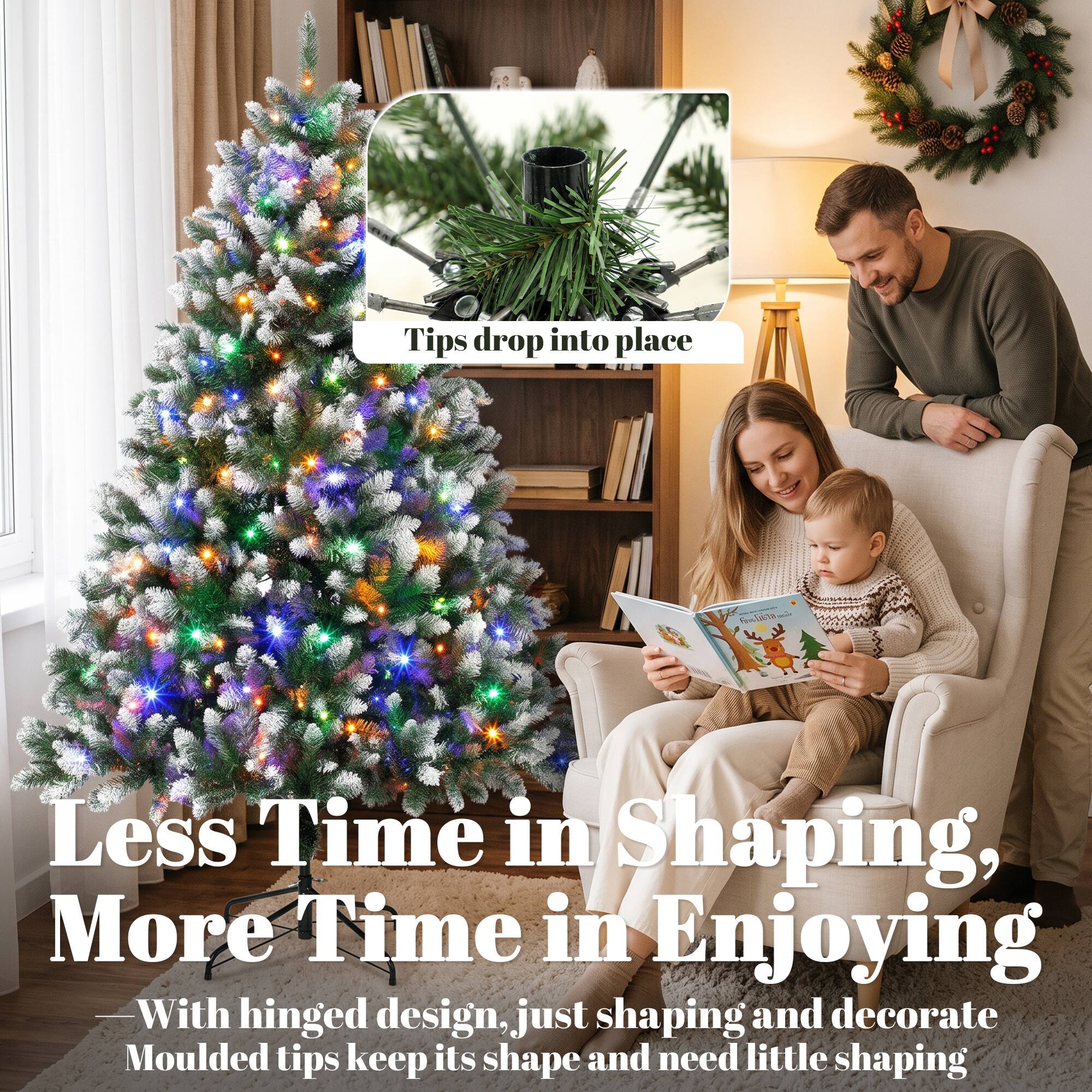 Tips drop into place

Less Time in Shaping, More Time in Enjoying

- With hinged design, just shaping and decorate
- Moulded tips keep its shape and need little shaping