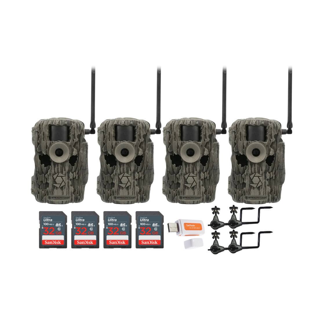 Stealth Cam - 36MP Fusion Max Cellular Trail Camera with 80 Feet Detection Range Camera with Holder price history on PriceWatchPro