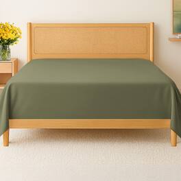 CGK Linens - Premium Flat Sheet Ultra Soft & Breathable - Cozy & Wrinkle Resistant Top Sheet - Queen - Sage Green
