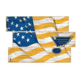 Fan Creations - St. Louis Blues 3-Plank Team Flag - Multicolor
