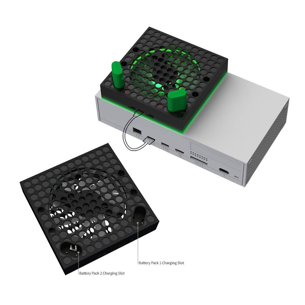 Battery Pack 1 Charging Slot  
Battery Pack 2 Charging Slot