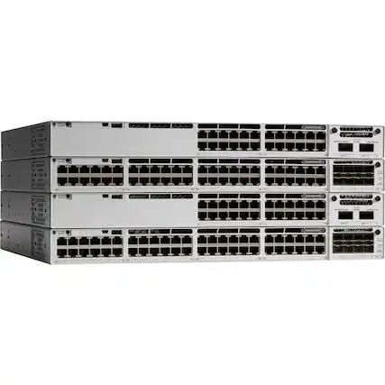 Front. Cisco Consumer Products - Cisco Catalyst C9300-48UXM-E Ethernet Switch - 48 Ports - Manageable - Gigabit Ethernet - 10/100/1000Base-T - 2 Layer - Unknown.
