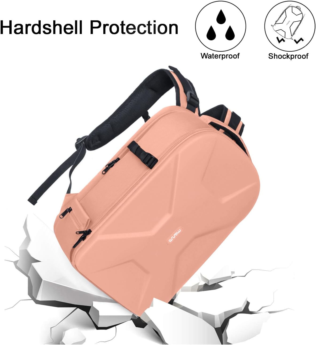 Hardshell Protection  
Waterproof  
Shockproof