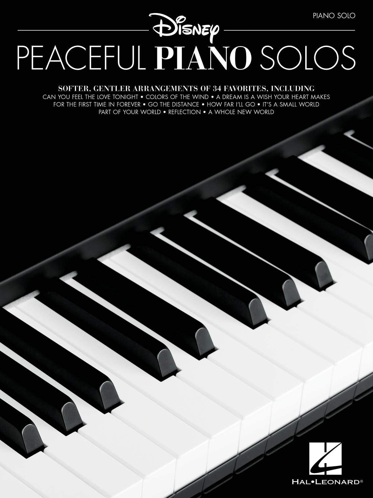 Hal Leonard - Disney Peaceful Piano Solos Softcover Piano Solo Songbook, 34 Songs, Arranged by Jerry Cleveland price history on PriceWatchPro