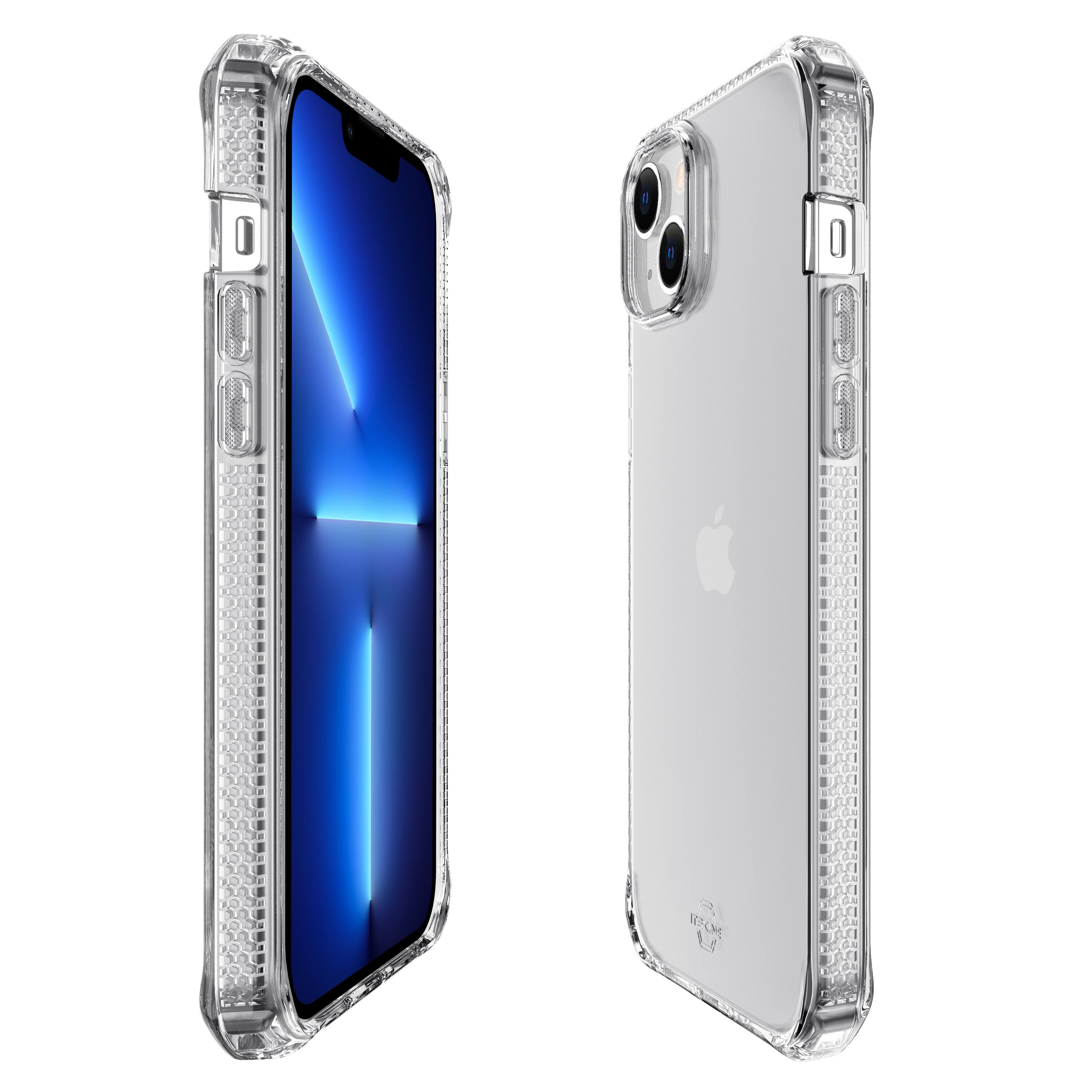 Left. Itskins - Spectrum R Clear Case for Apple iPhone 14 Plus.