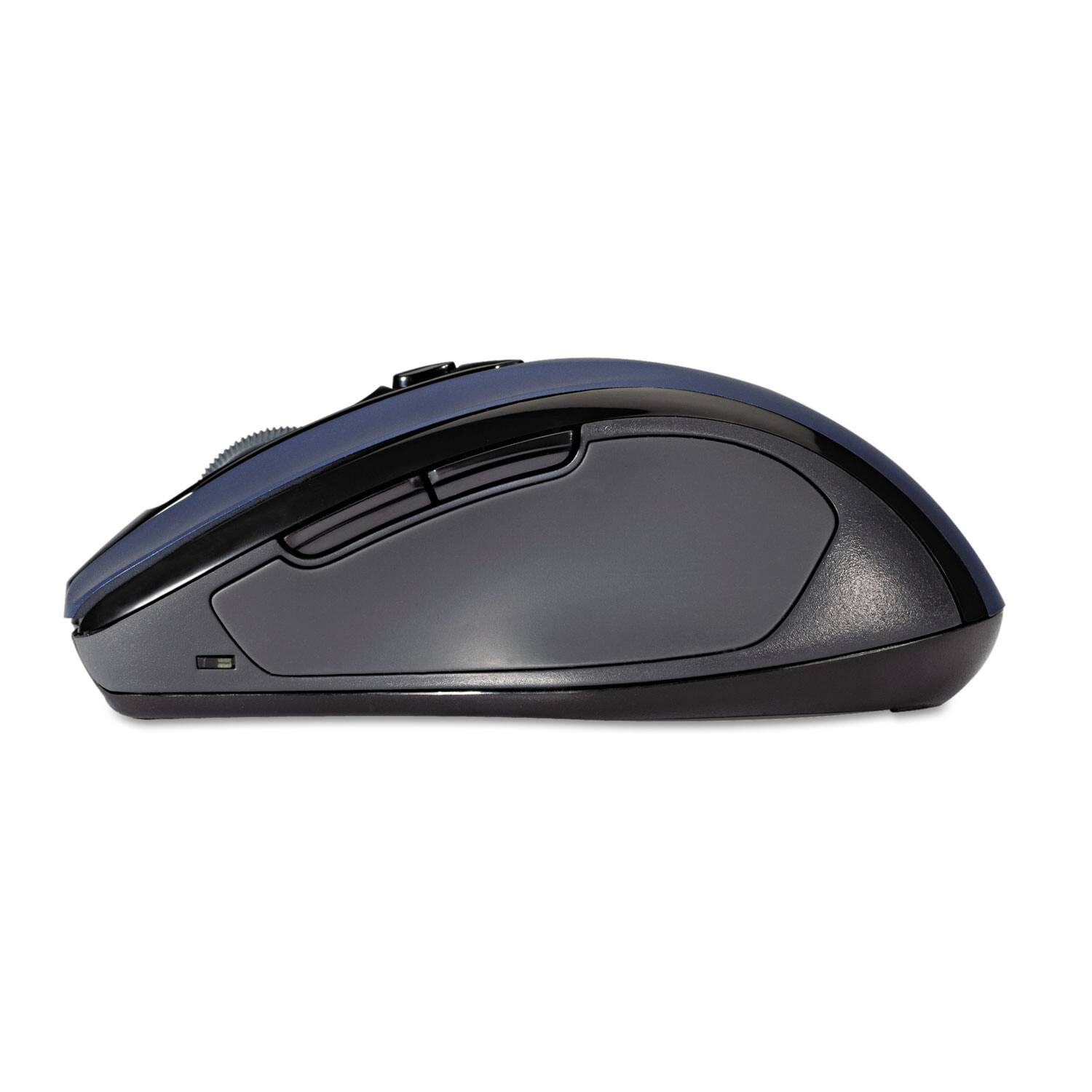 Alt View 2. Kensington - K72421AMA Pro Fit Mid-Size 2.4 Ghz Frequency/30 ft. Wireless Range Right Hand Use Wireless Mouse - Sapphire Blue - Sapphire Blue.