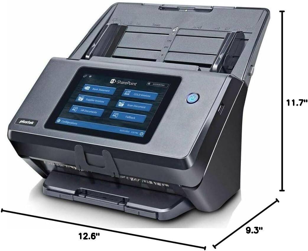 ECARD FAXI as/ a plustek SharePoint ACCOUNTING Bank Statement COLO D Invoices Supplier Invoices Scan Document HR Documents Fallback Configurations -100 2~ 11.7" 12.6" 9.3"