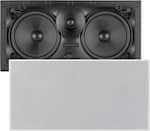 Sonance - VX62 LCR SINGLE SPEAKER - Visual Experience Series 6-1/2" 2-Way LCR (Left, Center, or Right) In Wall Speaker (Each) - Paintable White
