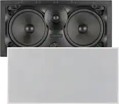 Front. Sonance - VX62 LCR SINGLE SPEAKER - Visual Experience Series 6-1/2" 2-Way LCR (Left, Center, or Right) In Wall Speaker (Each) - Paintable White.