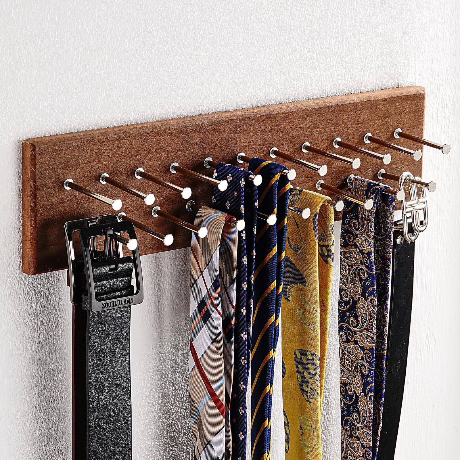 Walnut Tie Rack