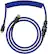 Front. Glorious - Coiled USB-C Artisan Braided Keyboard Cable for Mechanical Gaming Keyboards - Cobalt.