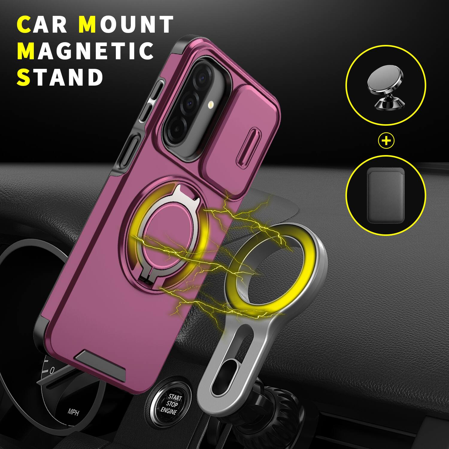 CAR MOUNT MAGNETIC STAND

0 MPH

START STOP ENGINE