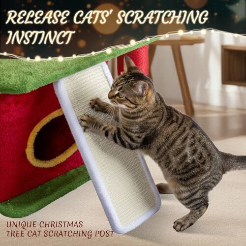 RELEASE CATS' SCRATCHING INSTINCT

UNIQUE CHRISTMAS TREE CAT SCRATCHING POST
