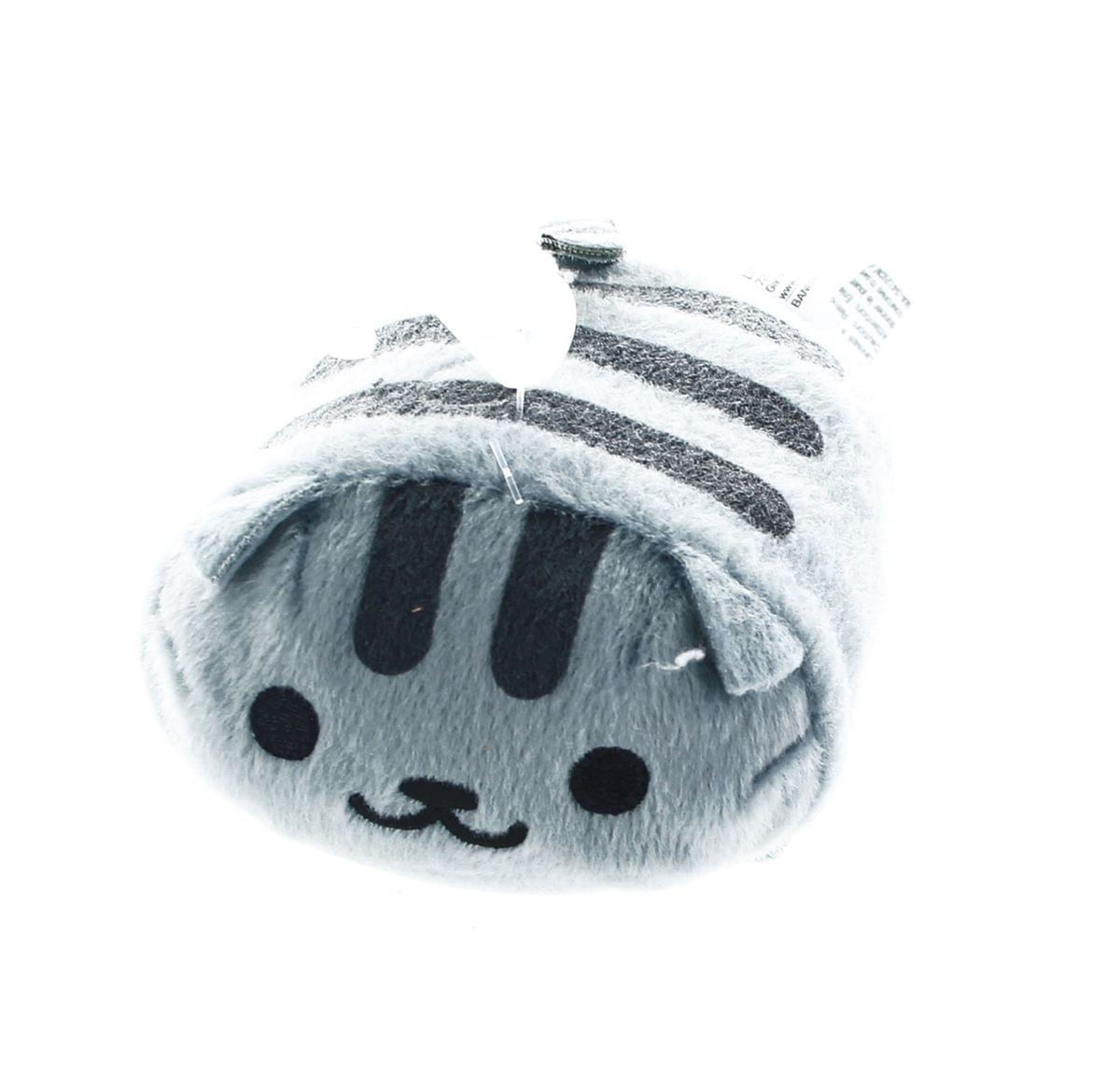 Front. Little Buddy - Neko Atsume: Kitty Collector 4" Plush: Misty - Grey.