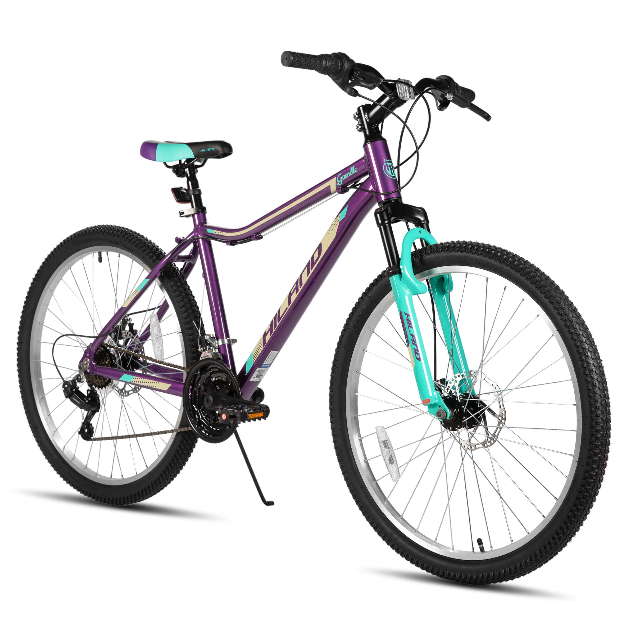 HILAND 26 Inch Mountain Bike for Women Girl, Lock Out Suspension