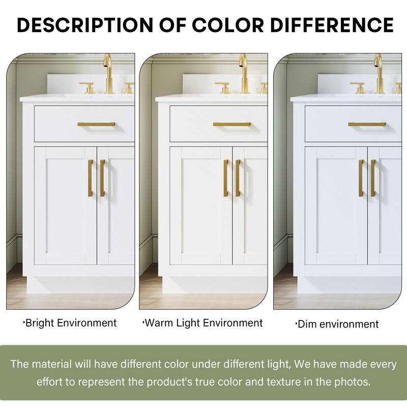 DESCRIPTION OF COLOR DIFFERENCE

Bright Environment * Warm Light Environment * Dim environment

The material will have different color under different light, We have made every effort to represent the product's true color and texture in the photos.