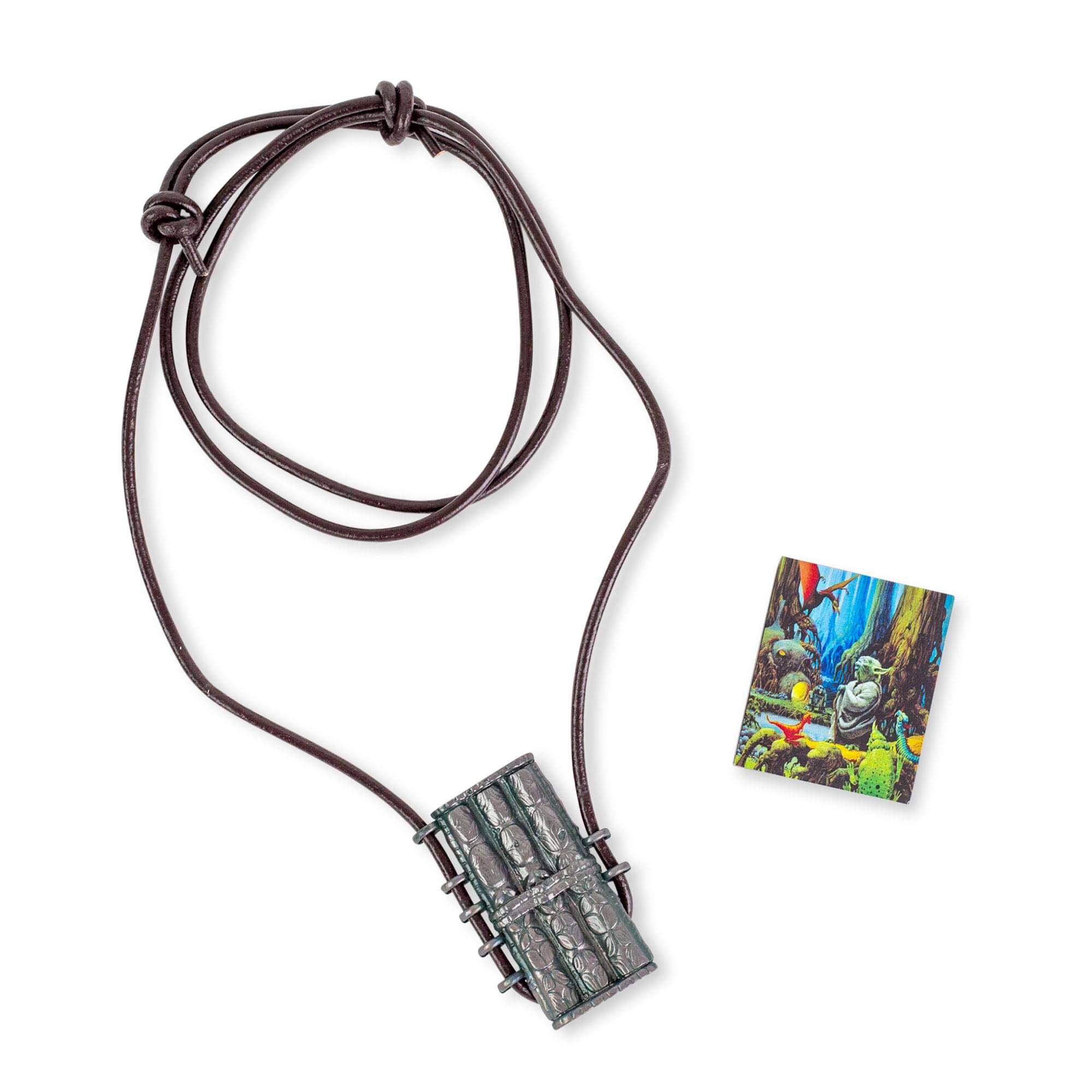 Front. Star Wars - Star Wars: Return of the Jedi Yoda Blissl Necklace Replica & Enamel Pin Box Set - Black.