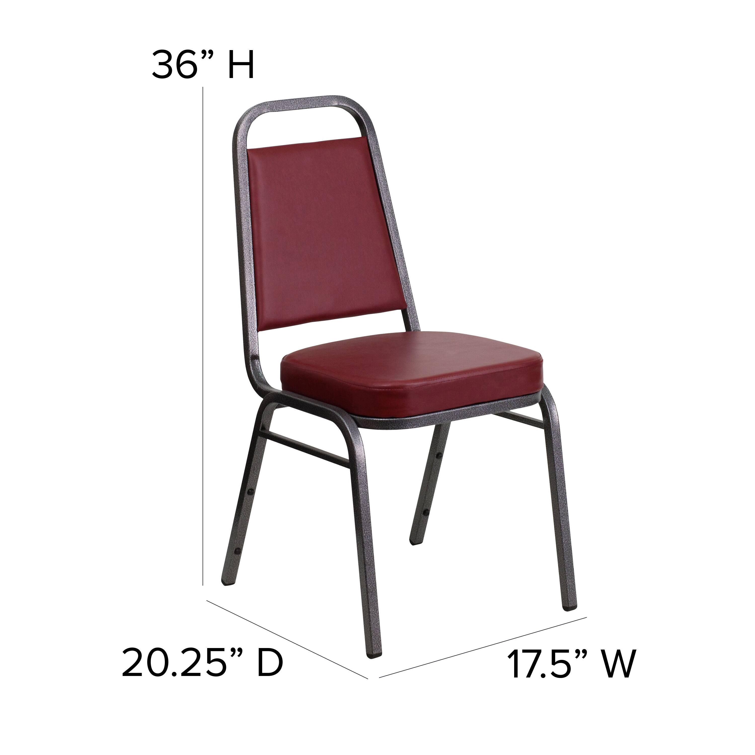 36" H  
20.25" D  
17.5" W