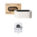 The image features a white Petkit Refill Ring, which is a refillable container for pet food or water. The container is placed next to a box, which is likely the packaging for the Refill Ring. The box also contains a refill ring, which is a small, circular object that can be used to refill the container. The refill ring is placed inside the box, and the box is positioned next to the Refill Ring.