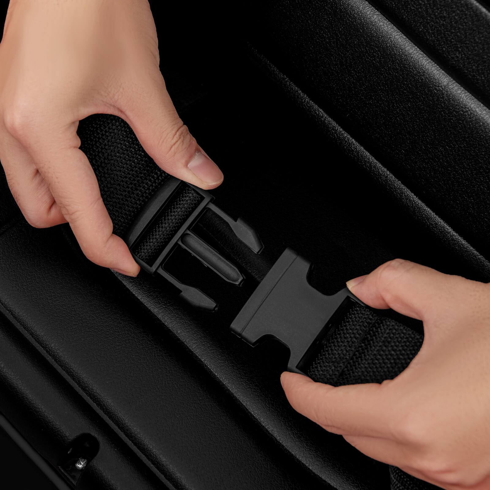 Alt View 2. SlickBlue - 12V Battery Ride-On Truck for Kids with Remote and All-Terrain Threaded Wheels - Black.