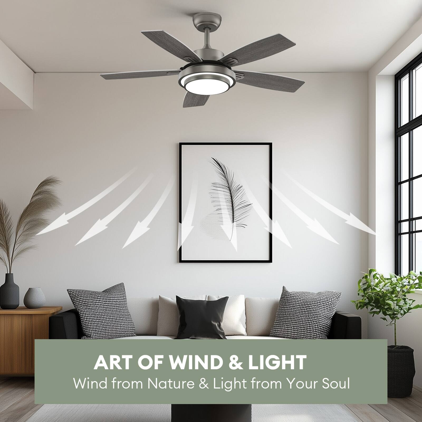 ART OF WIND & LIGHT  
Wind from Nature & Light from Your Soul
