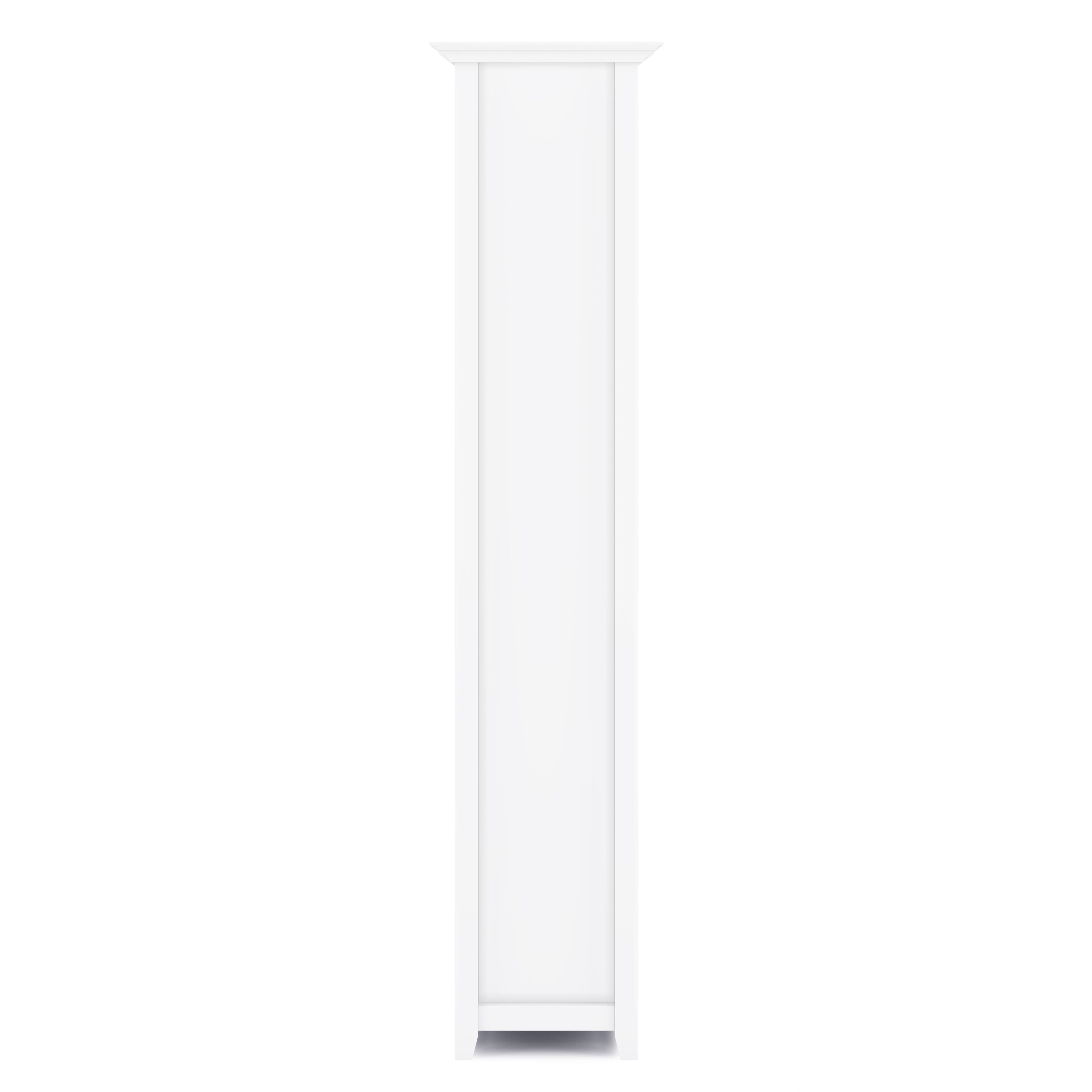 Alt View 11. Simpli Home - Amherst 5 Shelf Bookcase - White.