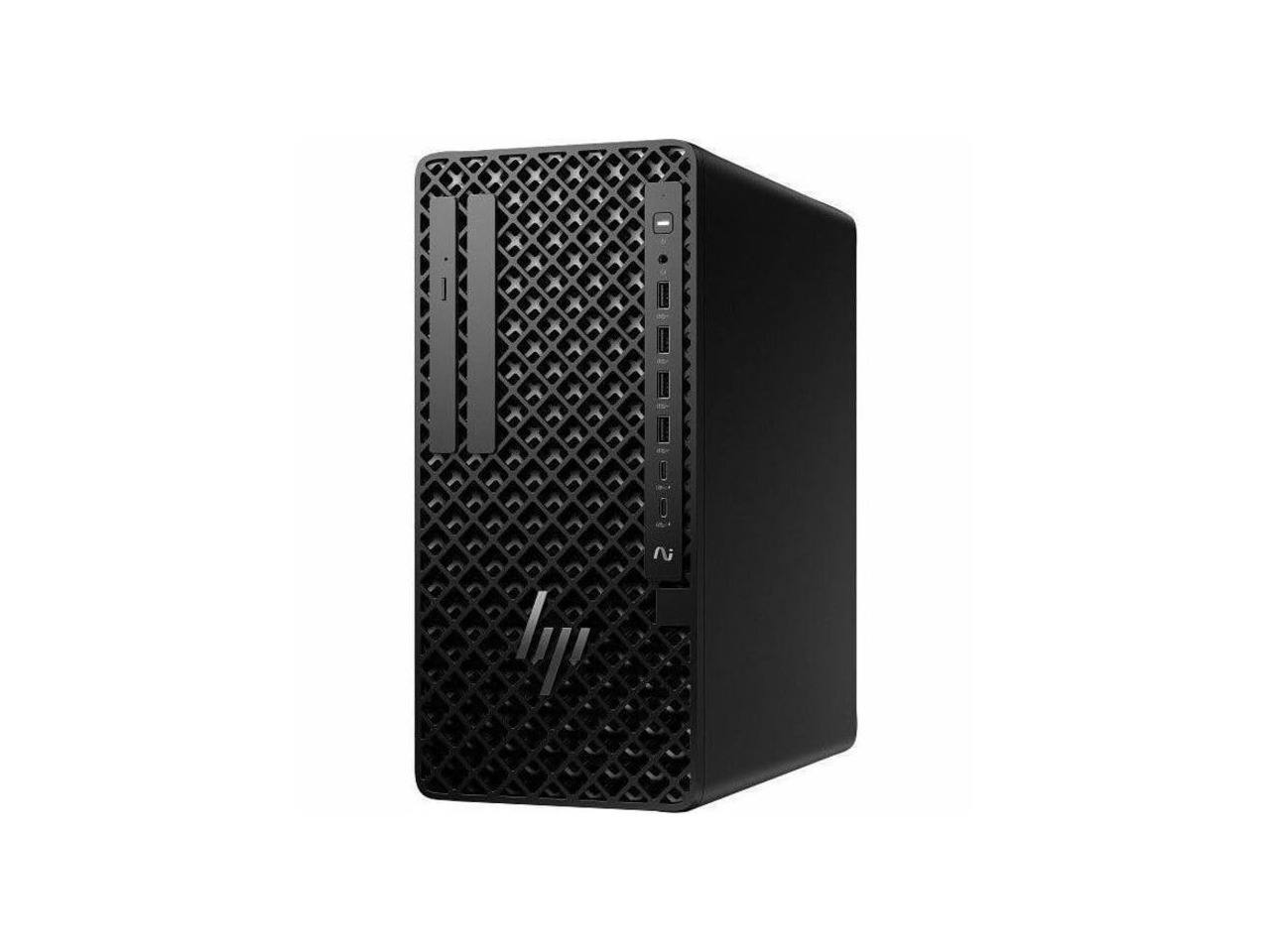 Alt View 8. HP - HP Z1 G1i Desktop Computer - Intel Core Ultra 5 235 - 32 GB - 1 TB SSD - Tower - Black - Intel Q870 Chip - Windows 11 - Black.