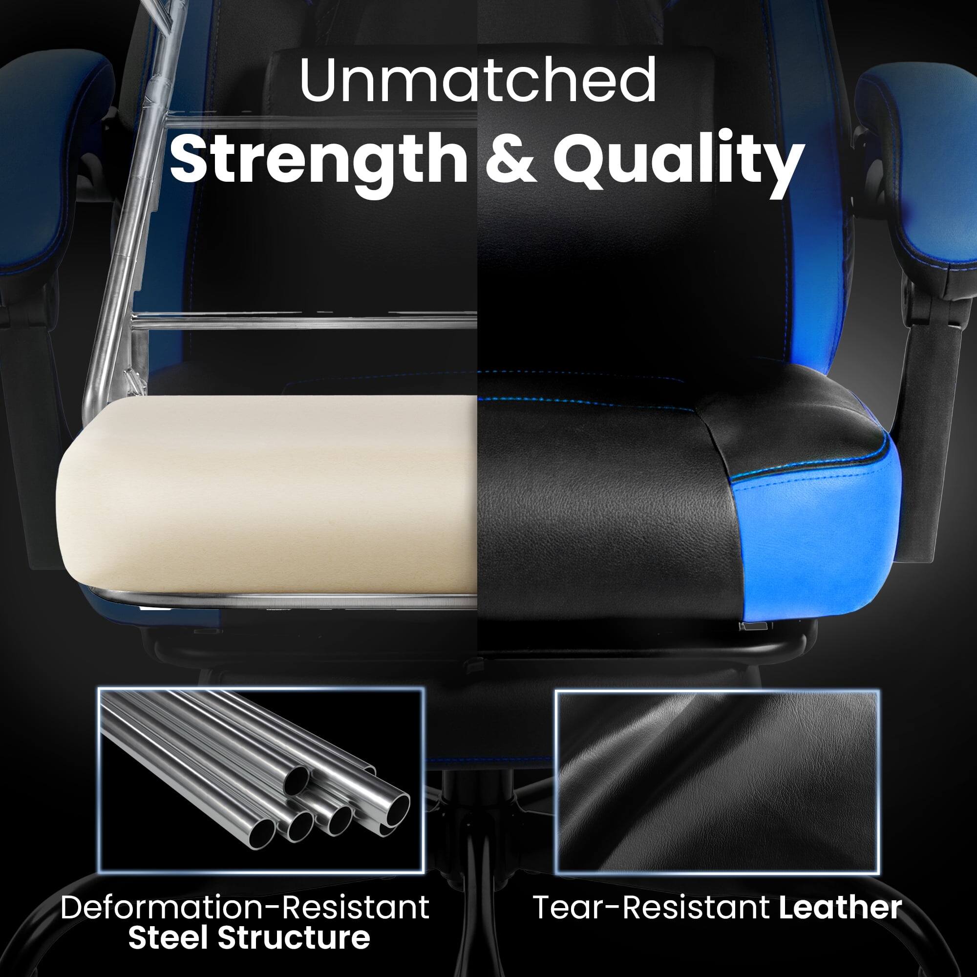 Unmatched Strength & Quality

Deformation-Resistant Steel Structure

Tear-Resistant Leather