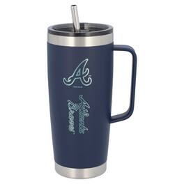The Memory Company - Atlanta Braves 26oz. Team Color Roadie Tumbler with Handle - Multicolor