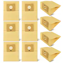 BISSELL - 10 Pack JEDELEOS Replacement Dust Bags for Zing & PowerForce Bagged Canister 4122, 4122D, 1668, 1668C, 1668W,