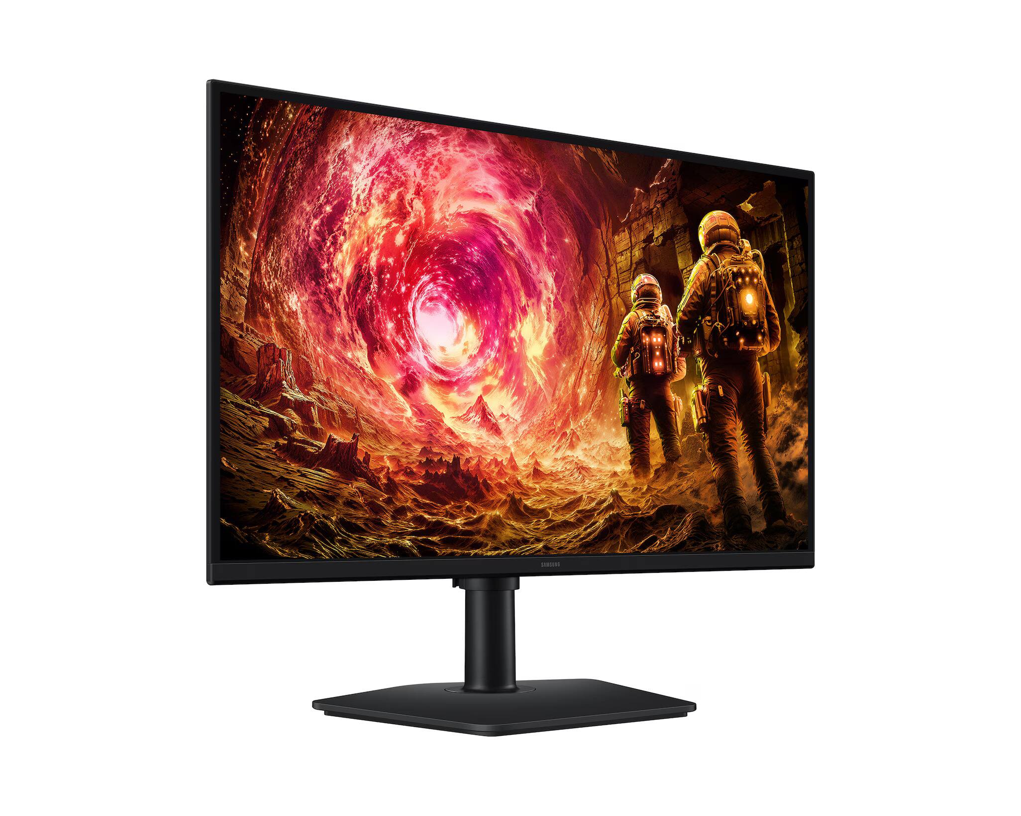Alt View 1. Samsung - Samsung Odyssey G5 G50F 27” QHD Gaming Monitor with 1ms Response Time, Flicker Free, (LS27FG502ENXZA) 2 Pack w/DKZ Hub - Black.