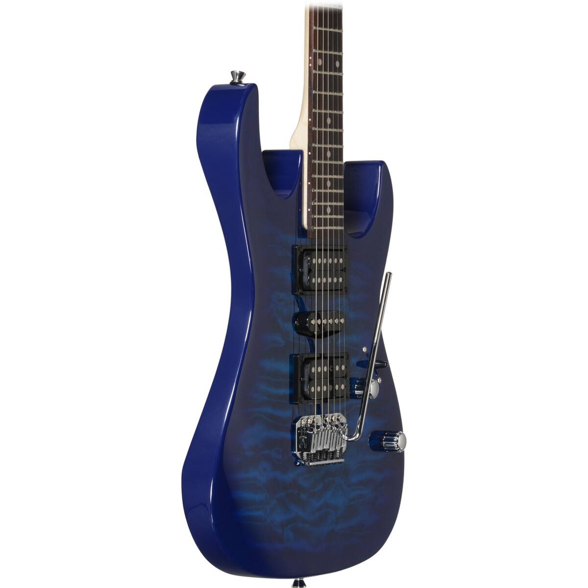 Alt View 1. Ibanez - Ibanez GIO Series GRX70QA Electric Guitar, Rosewood Fretboard, Transparent Blue Burst - Transparent Blue Burst.