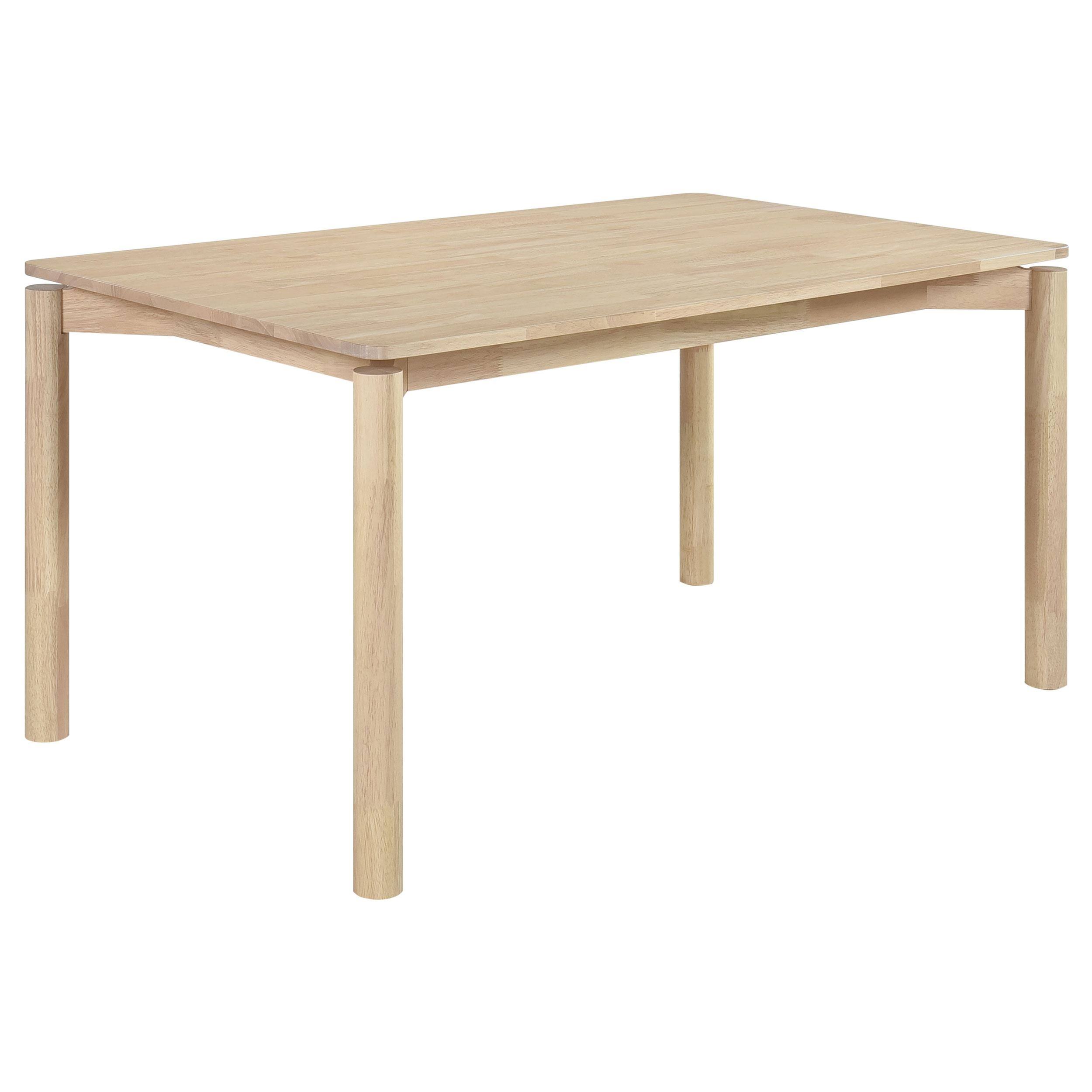 Manhattan Lane Rida Dining Table, Hardwood, Rectangular 59 Inch Top ...